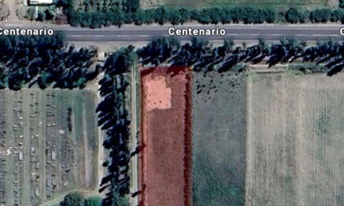 terreno calle centenario y 17